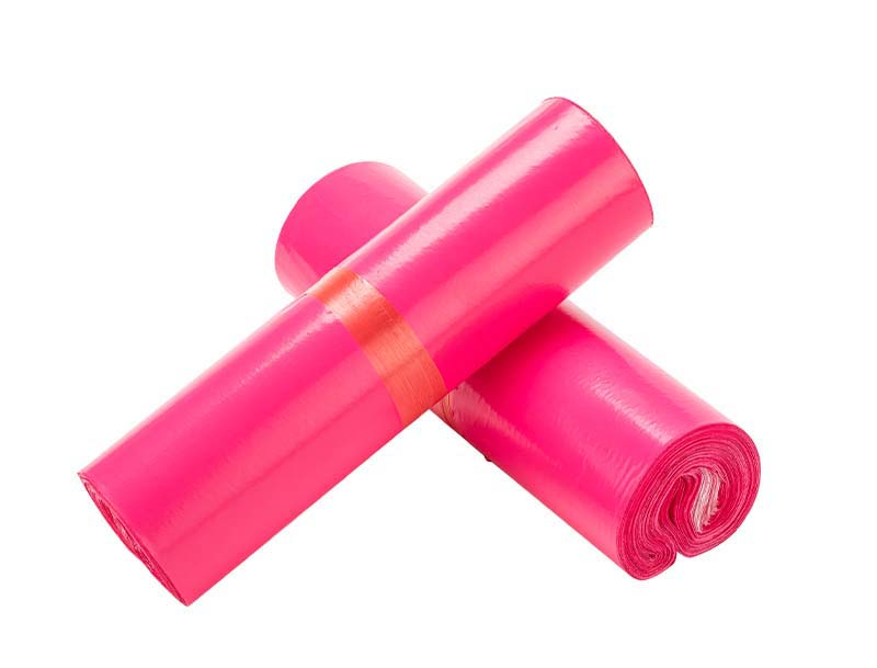 噶尔玫红色快递袋-02